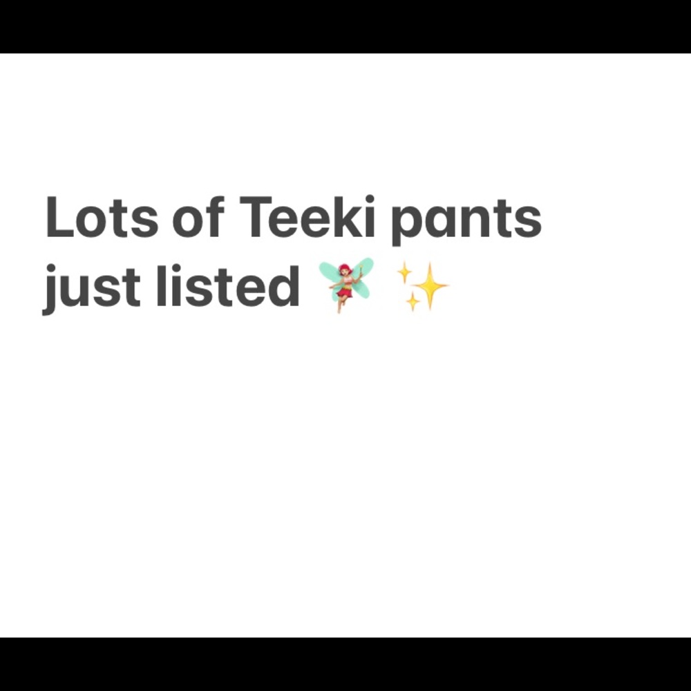 Teeki yoga pants